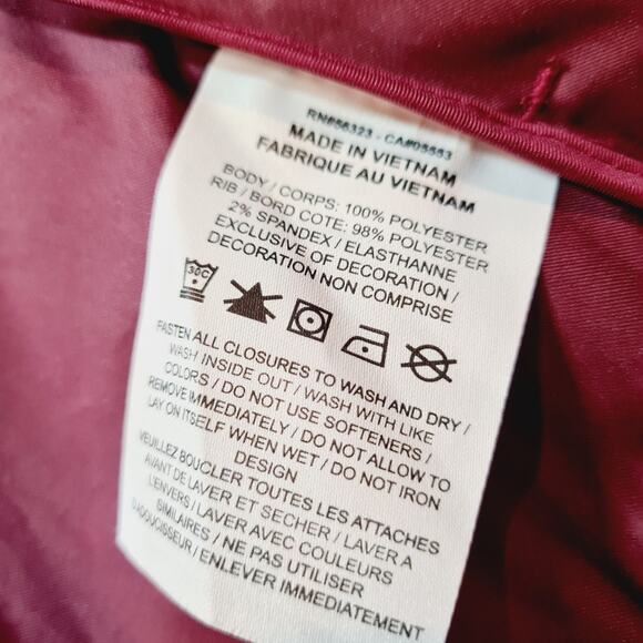 Nike NSW Varsity Jacket in Dark Beetroot & Sail - Picture 11 of 16